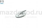 Эмблема "6" крышки багажника для Mazda 6 (GG) (MAZDA)