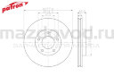 Диски тормозные FR для Mazda 5 (CR/CW) (R15) (PATRON)