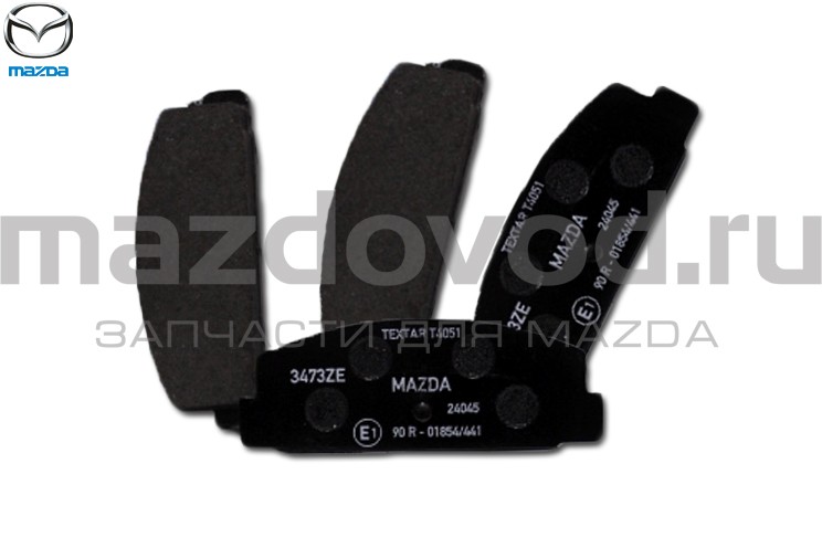 Колодки тормозные RR для Mazda 6 (GG/GH) (MAZDA) GGYM2643Z GGYM2648Z ...