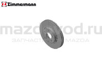 Диски тормозные передние для Mazda CX-5 (KF) (ПЕРФ.) (ZIMMERMANN) 370440352 