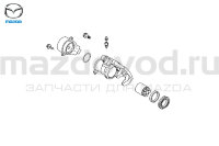 Суппорт задний правый (электро) для Mazda CX-5 (KE;KF) (MAZDA) KAY02661X KAY02661XA 