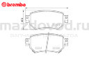 Колодки тормозные RR для Mazda 6 (GJ/GL) (электро) (BREMBO)