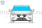 Стекло лобовое для Mazda 3 (BK) (W/RS) (03-06) (MAZDA)