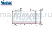 Радиатор охлаждения ДВС для Mazda 6 (GH) (МКПП) (2.5) (NISSENS) 68509 