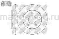 Диски тормозные задние для Mazda 3 (BK;BL) (2.0/2.3) (NiBK) RN1373 