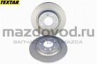 Диски тормозные FR для Mazda 5 (CR/CW) (R16) (TEXTAR)