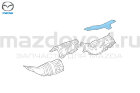 Теплоизоляция пола (задняя часть №2) для Mazda 3 (BK) (MAZDA)