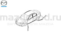 Наклейка антигравийная левого порога для Mazda 3 (BK) (MAZDA) B34K504R1B