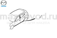 Накладка левого порога для Mazda 3 (BM) (MAZDA) BHS250490A
