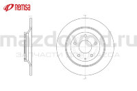 Диски тормозные задние для Mazda CX-5 (KE/KF) (REMSA) 6151800
