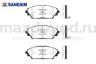 Колодки тормозные FR для Mazda 3 (BM/BN) (SANGSIN)