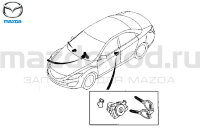 Личинка водительской двери для Mazda 6 (GH) (MAZDA) G3YM76220