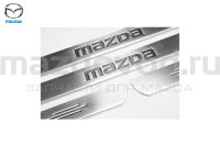 Накладки на пороги хром для Mazda 3 (BM) (MAZDA) 830077521 