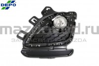 Фара противотуманная передняя левая для Mazda 6 (GH) (круг.) (DEPO) MAZDOVOD.RU +7(495)725-11-66 +7(495)518-64-44 8(800)222-60-64