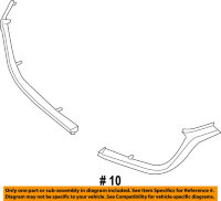 Молдинг решетки радиатора R (хром) для Mazda 3 (BN) (MAZDA) B63B507J1A B63B507J1