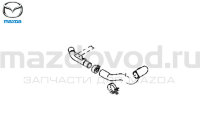 Патрубок системы охлаждения (НИЖ) для Mazda 3 (BL) (1.6) (MAZDA) Z6861518Y
