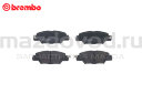 Колодки тормозные RR для Mazda CX-5 (KE/KF) (электро) (BREMBO)