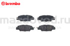 Колодки тормозные RR для Mazda CX-5 (KE/KF) (электро) (BREMBO)