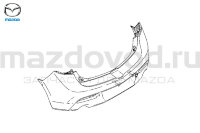 Бампер RR для Mazda 3 (BL) (SDN) (W/O PS) (09-11) (MAZDA) BBM450221M8N  BBM450221MBB BBM450221MAA BBM450221H8H BBM450221HAA BBM450221L8H BBM450221LAA 