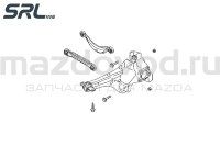 Рычаг задний правый серповидный для Mazda CX-7 (ER) (SRLINE) 4581383 MAZDOVOD.RU +7(495)725-11-66 +7(495)518-64-44 8(800)222-60-64
