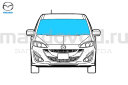 Стекло лобовое для Mazda 5 (CW) (IWMA) (MAZDA)