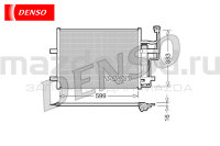 Радиатор кондиционера для Mazda 3 (BK) (DENSO) DCN44003 