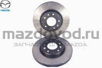 Диски тормозные передние для Mazda 3 (BK/BL) (2.0) (MAZDA) BP6Y3325XD BP6Y3325XE BP6Y3325XF C26Y3325XA C26Y3325XB C26Y3325XC C26Y3325XD