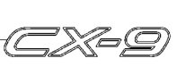 Эмблема "СX-9" для Mazda CX-9 (TC) (MAZDA)