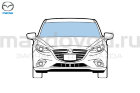 Стекло лобовое для Mazda 3 (BM) (W/HBC; W/LDW; W/RS) (MAZDA)
