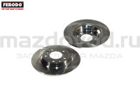 Диски тормозные задние для Mazda 6 (GG/GH) (FERODO) DDF1500 