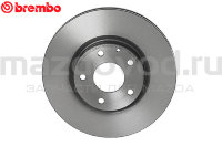 Диски тормозные FR для Mazda CX-5 (KE/KF) (BREMBO) 09C42111 