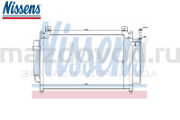 Радиатор кондиционера для Mazda CX-7 (ER) (NISSENS) 940049 MAZDOVOD.RU +7(495)725-11-66 +7(495)518-64-44